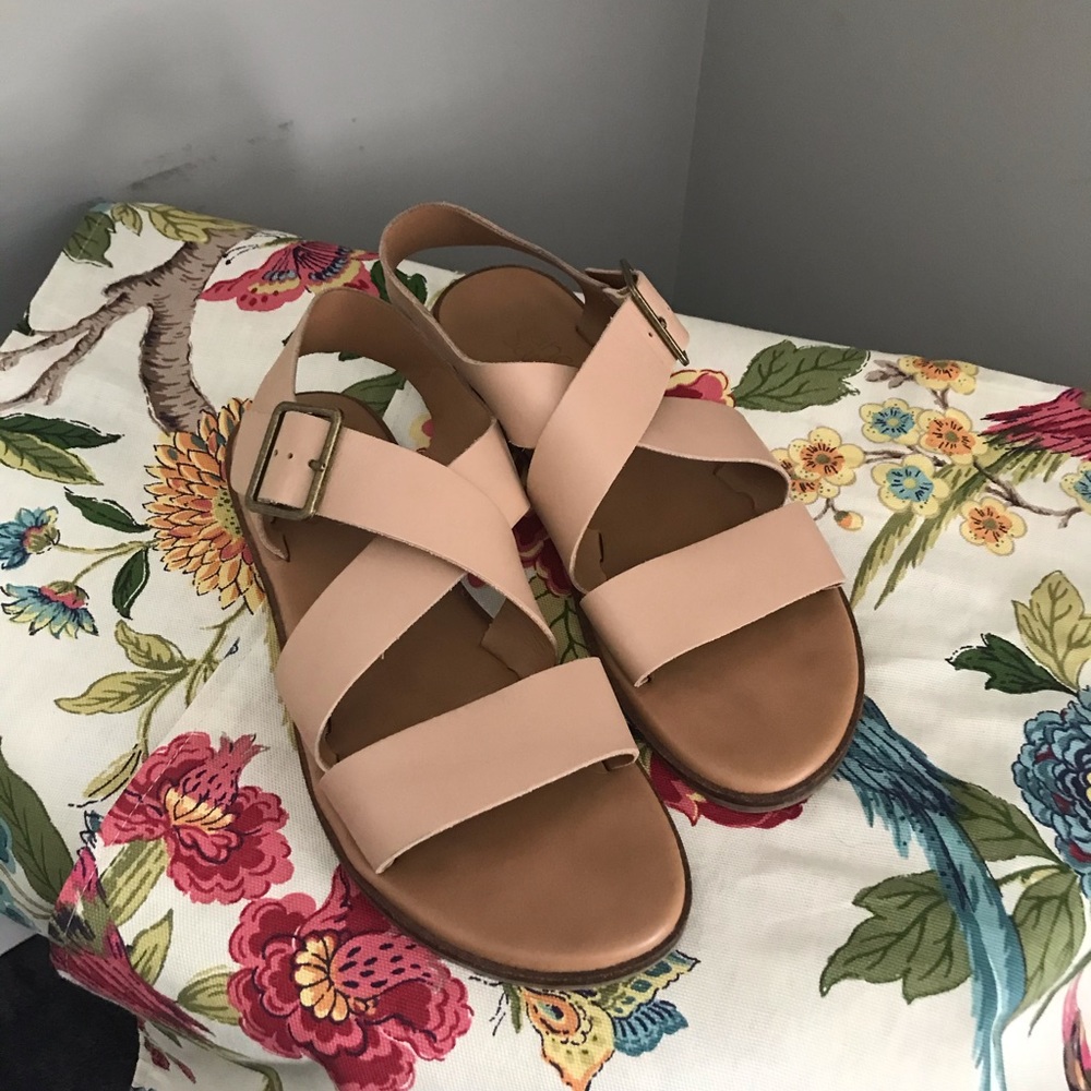 Franco Sarto light tan sandals